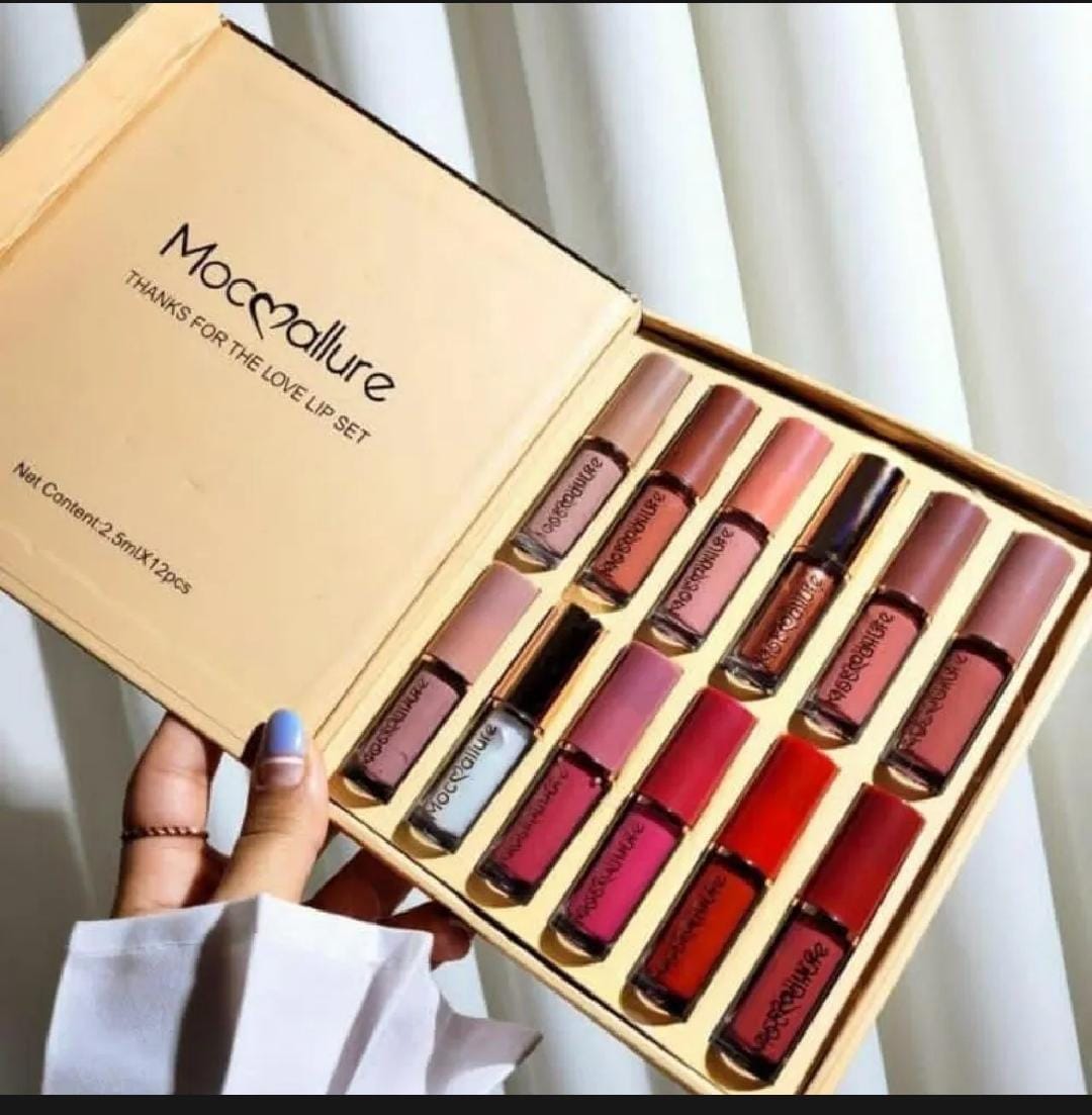 MOCALLURE 12-Piece Lip Gloss Set